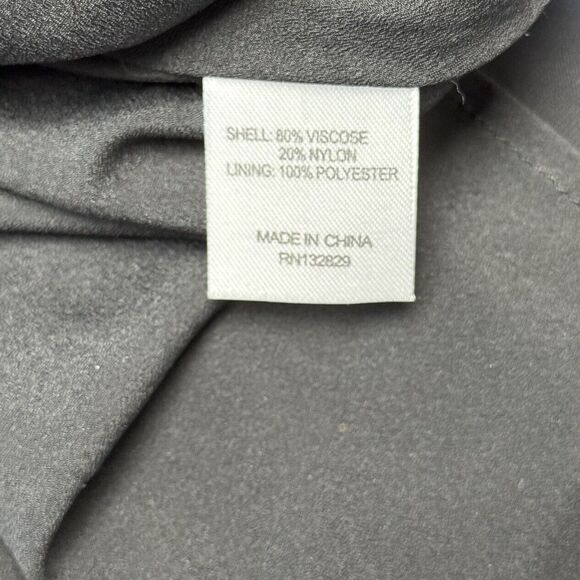 Revolve TULAROSA Juliet Dress Mini Black Velvet Peasant Eyelet Deep V Sexy XS - Picture 13 of 14